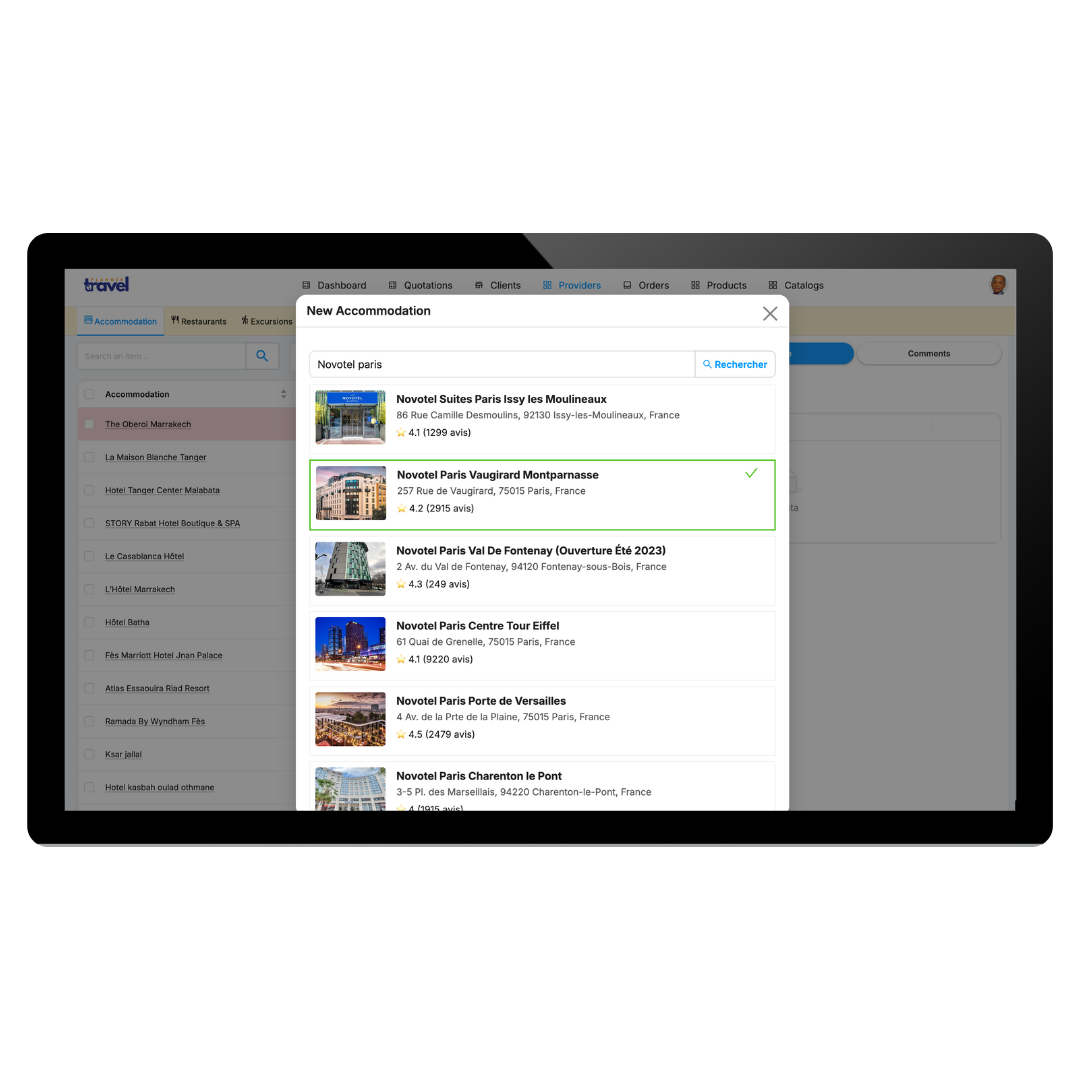 Access Extensive Travel Databases
